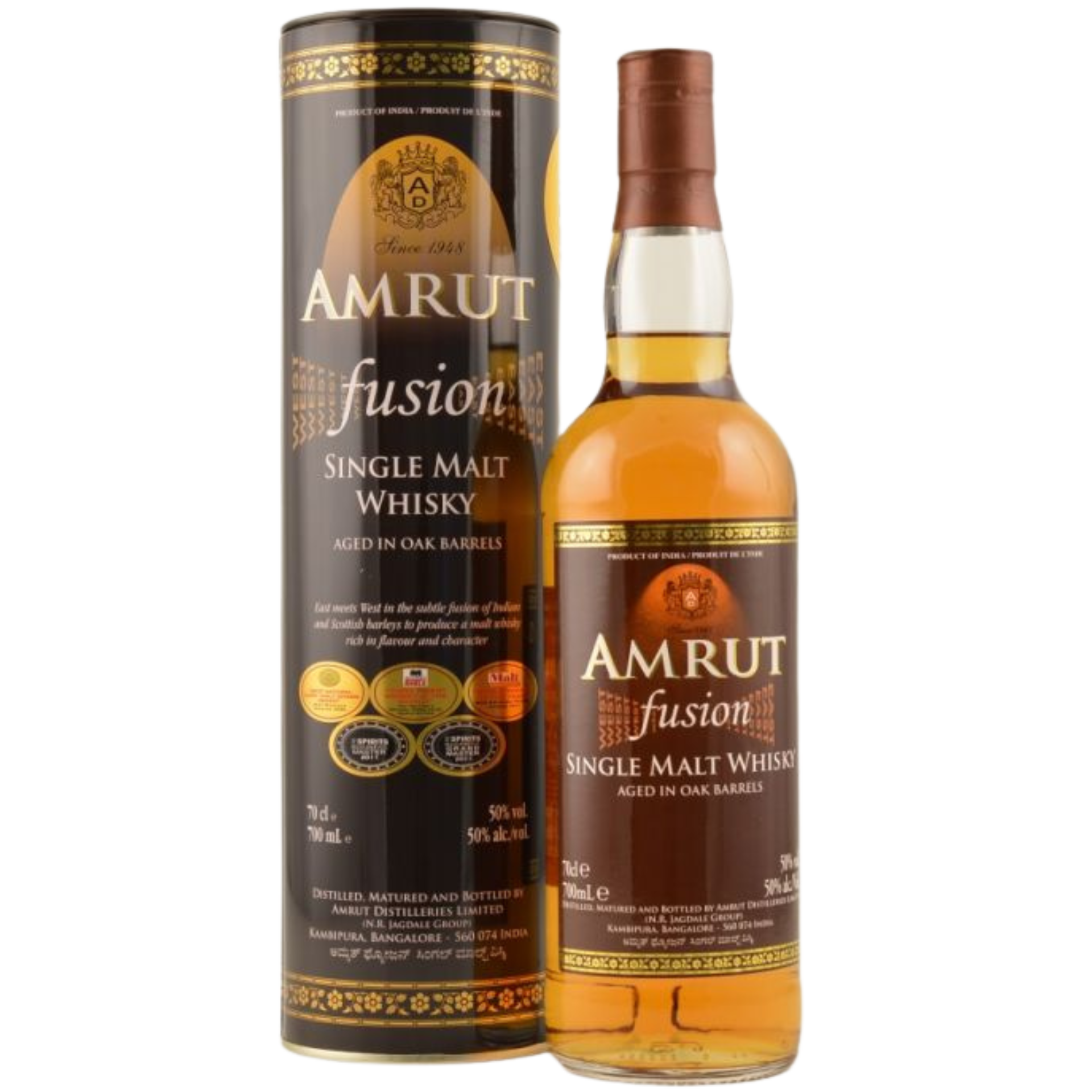 Amrut Fusion Indian Whisky 0,7l