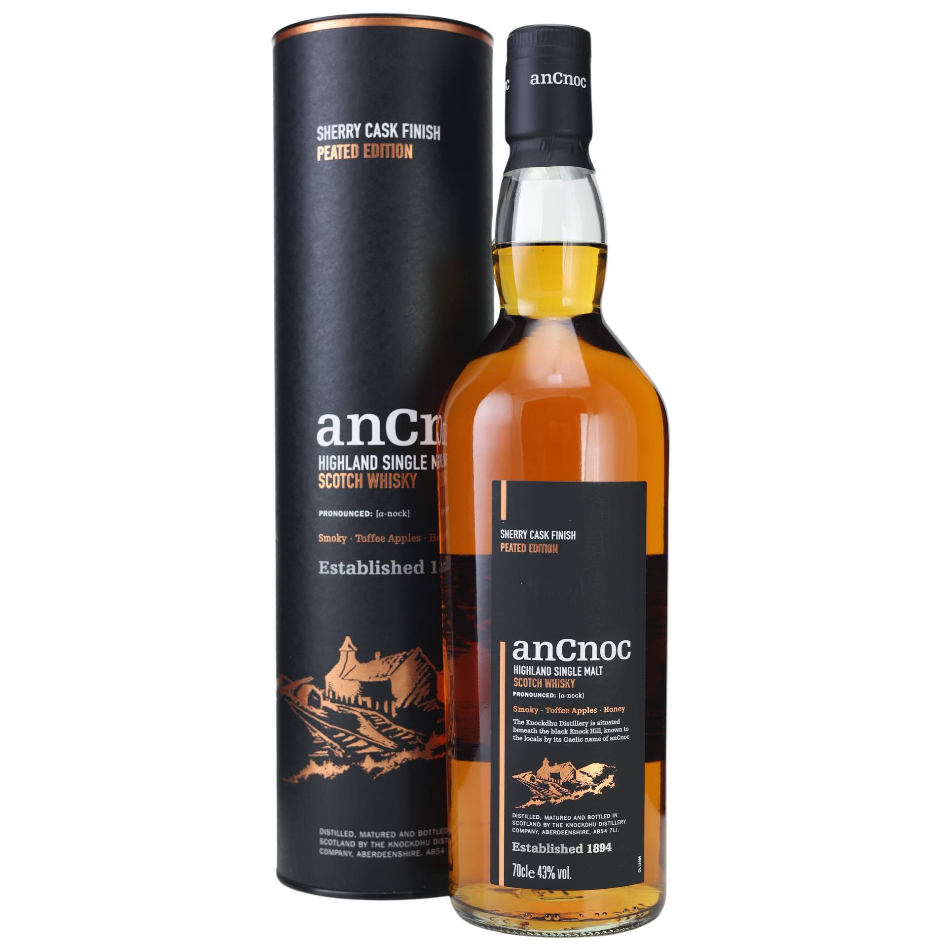 AnCnoc Peated Sherry Cask Whisky