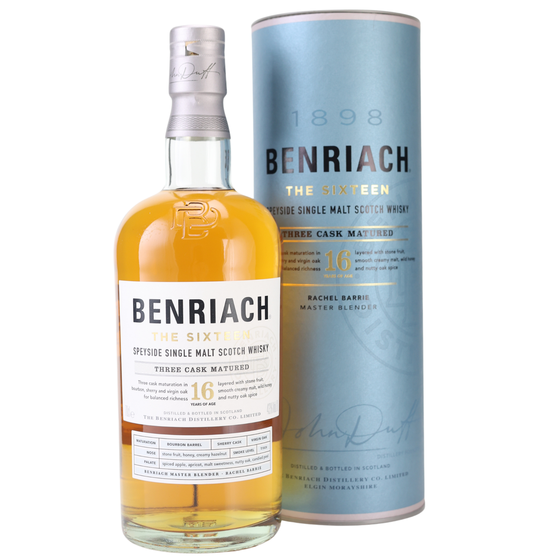 BenRiach "The Sixteen" Speyside Single Malt Scotch Whisky