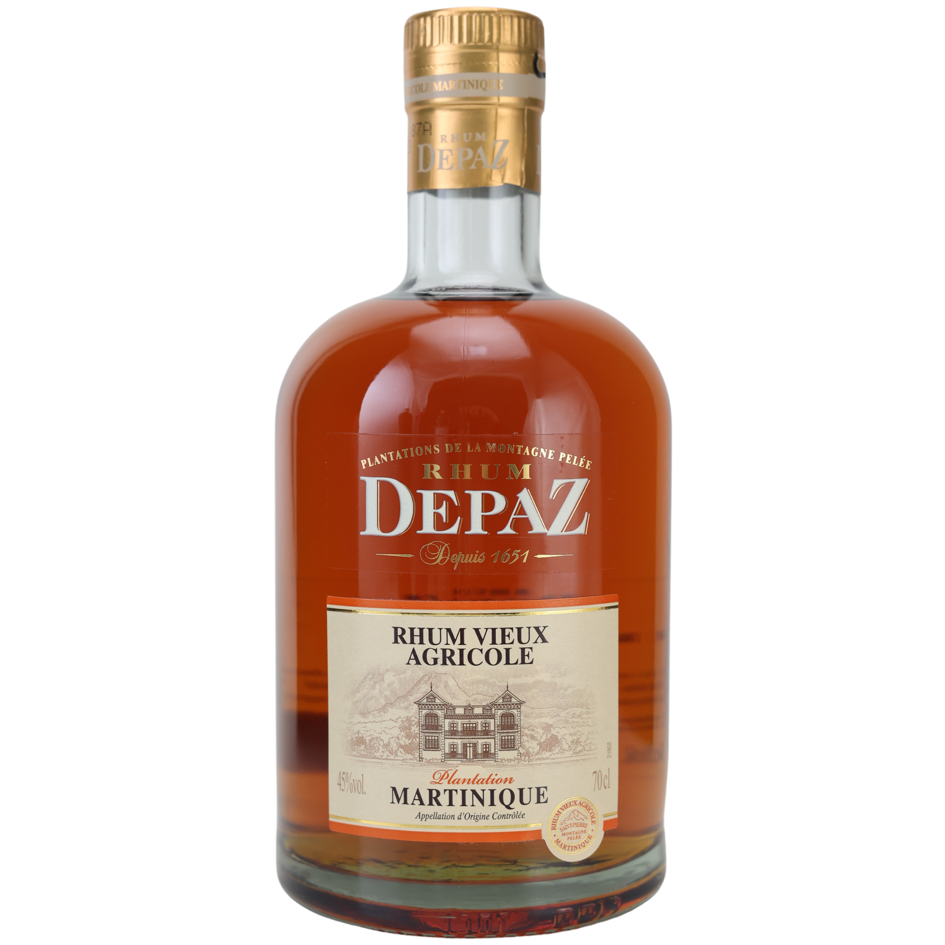 Depaz Vieux Plantation Rhum Agricole
