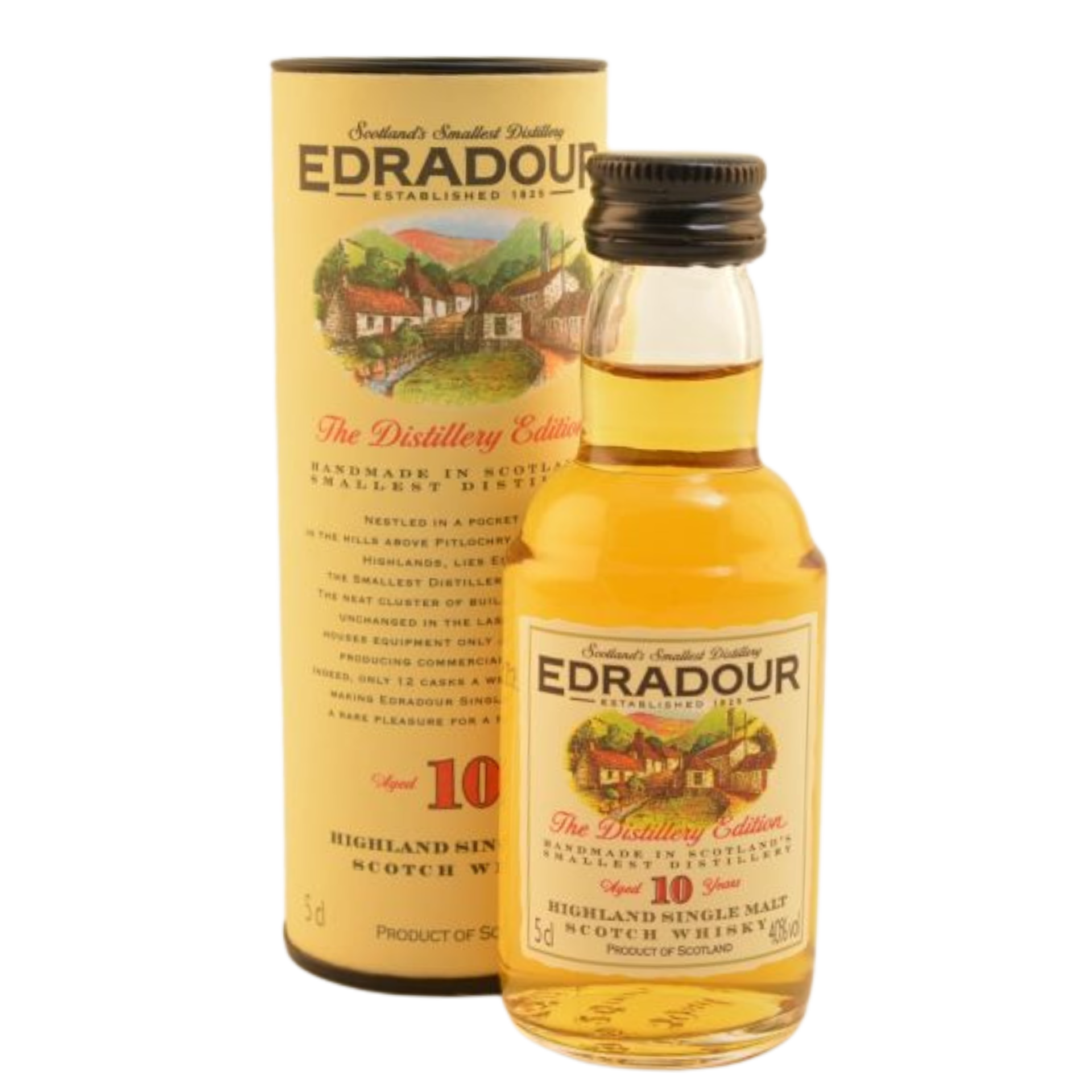 Edradour 10 Jahre Single Malt Whisky Mini