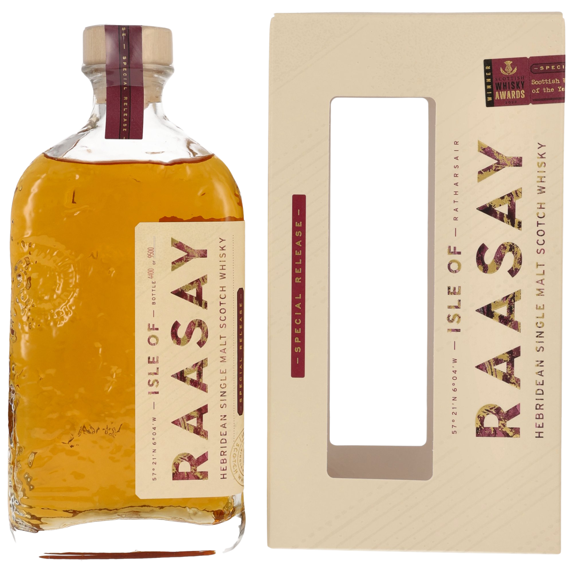 Isle of Raasay 2018/2023 Single Malt Whisky - Scottish Distillery of the Year Edition