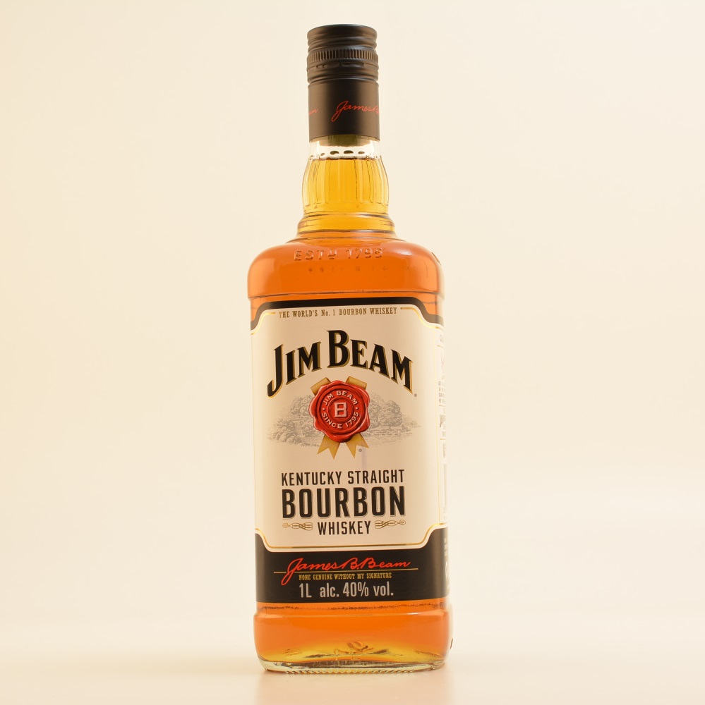 Jim Beam White Label Bourbon Whiskey