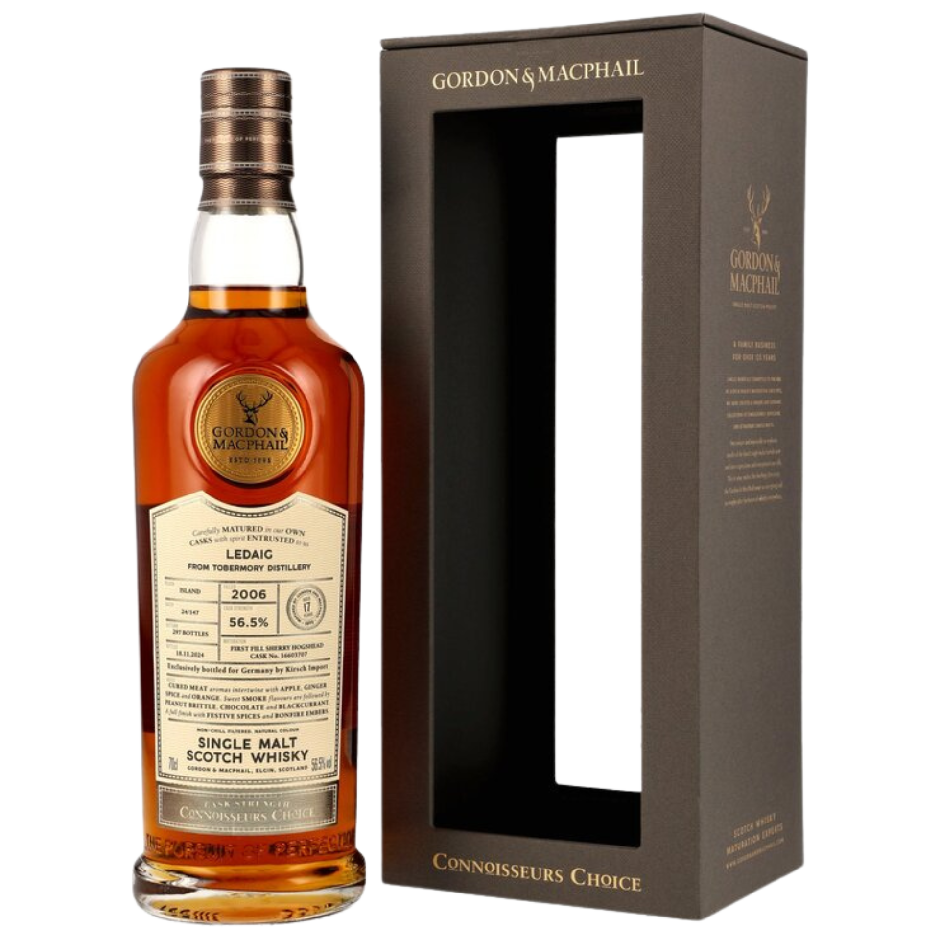 Ledaig 17 Jahre Island Whisky by Kirsch Import