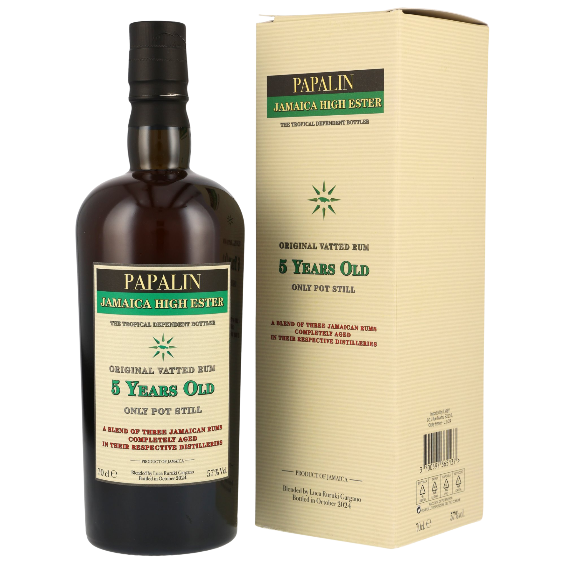 Papalin Jamaica 5 Jahre Overproof Rum