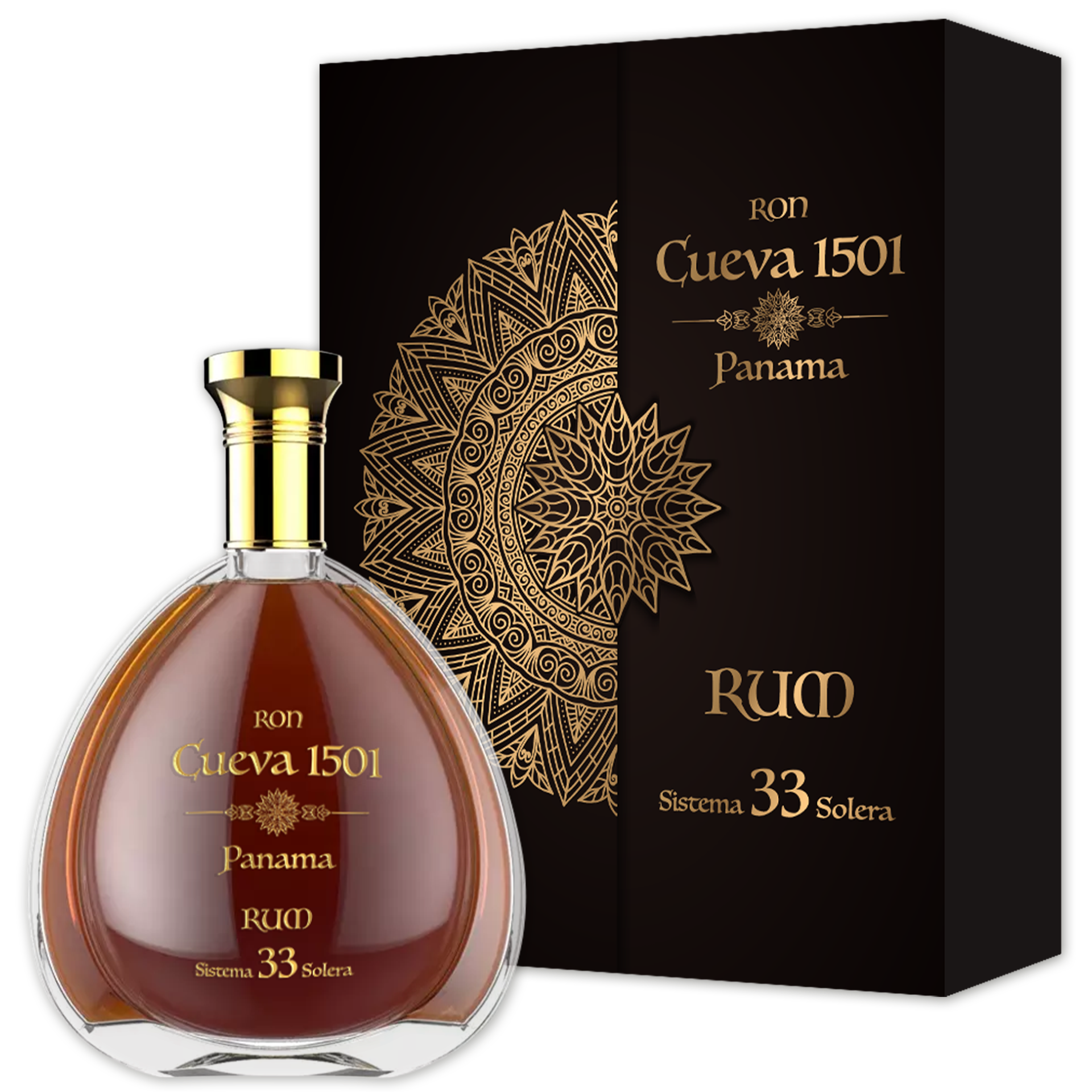Ron Cueva 1501 Panama 33 Solera Rum