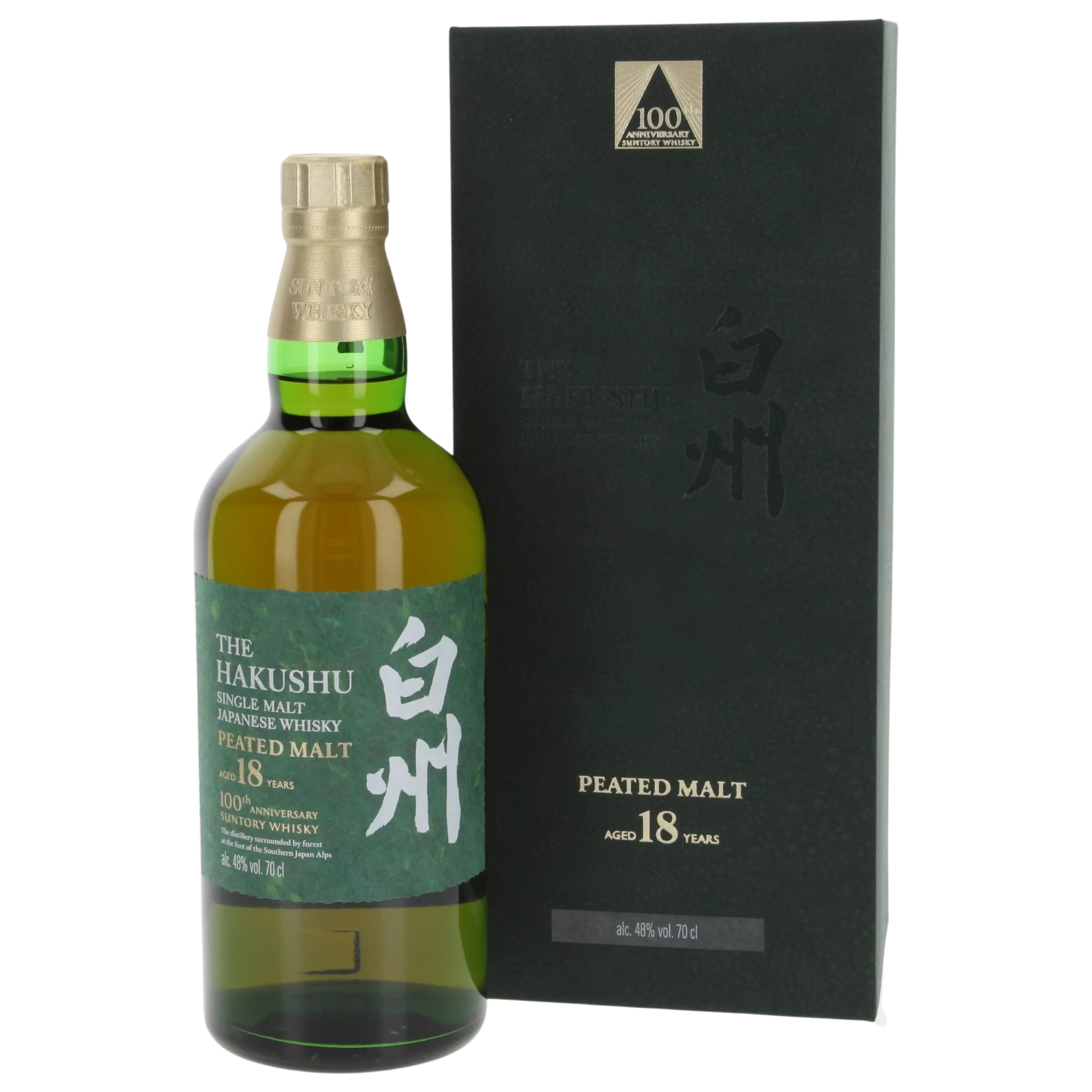 Suntory Hakushu 18 Jahre 100 Years Anniversary Single Malt Japanese Whisky