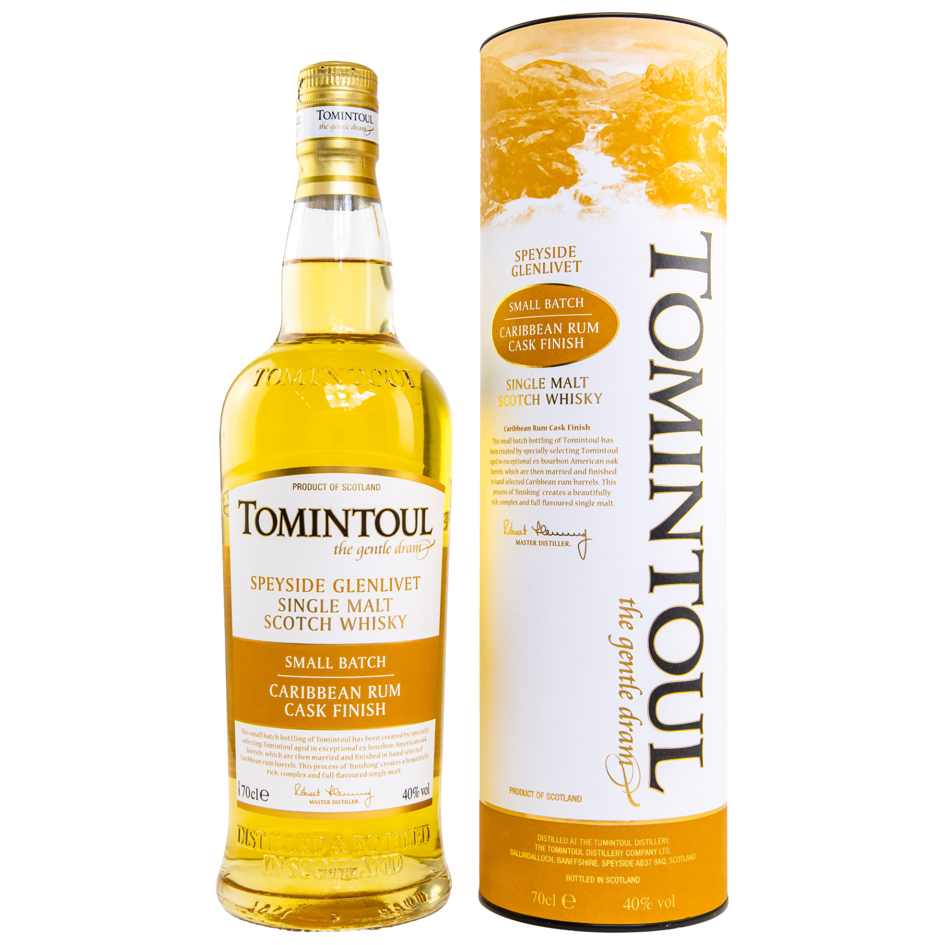 Tomintoul Caribbean Rum Cask Speyside Whisky