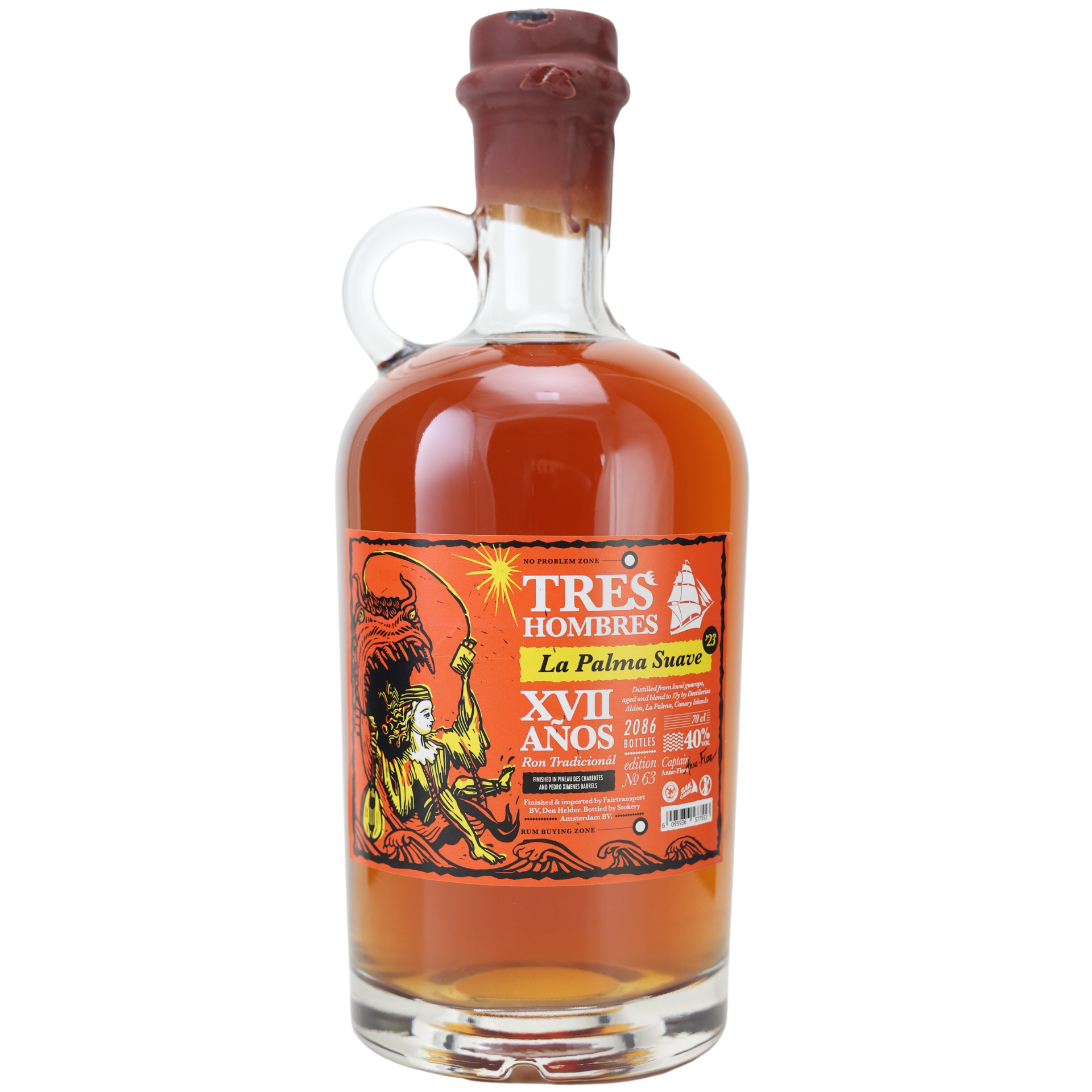 Tres Hombres 2023 Edition 063 La Palma Suave Rum