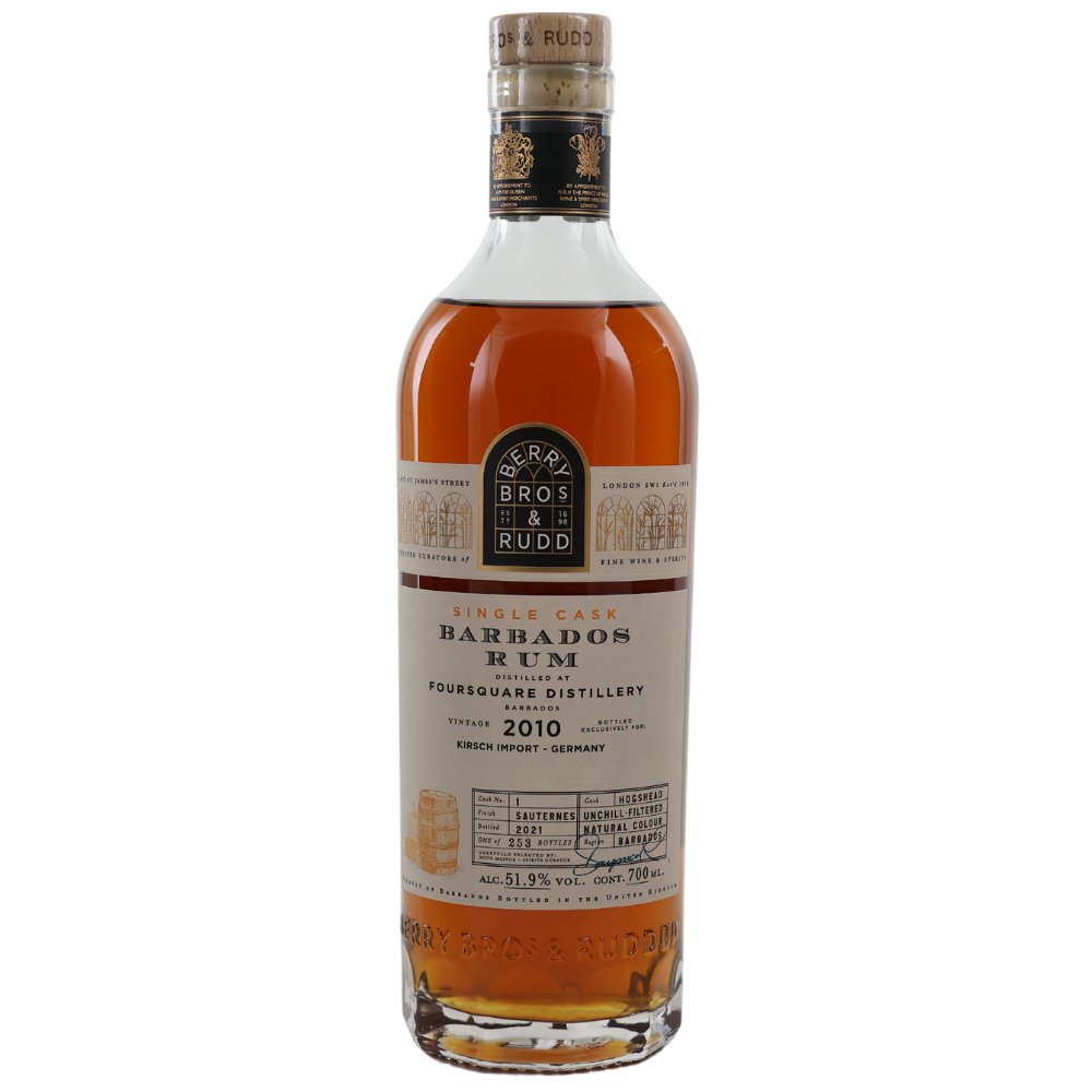 Berry Bros & Rudd 2010/2021 Foursquare Barbados Rum