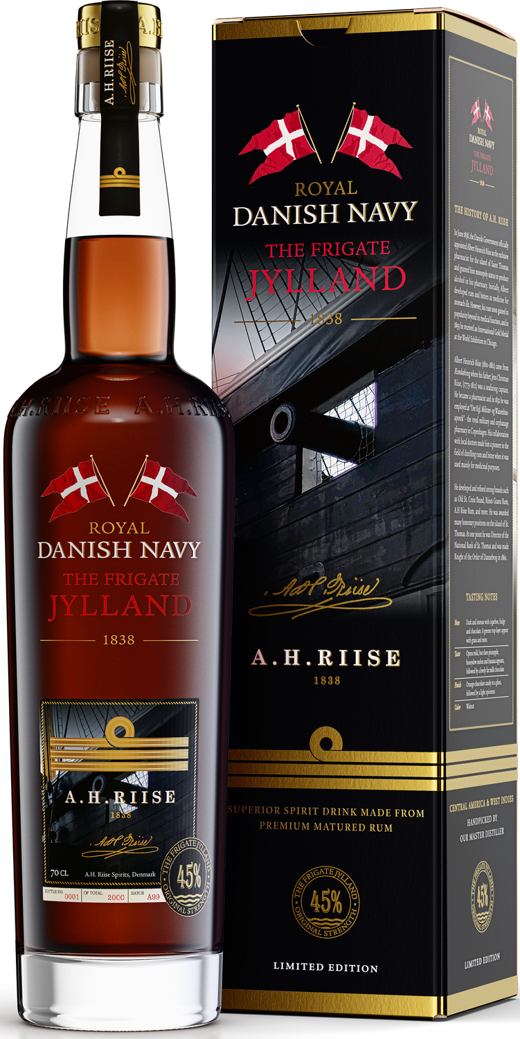 A.H. Riise Fregatten Jylland Navy Rum