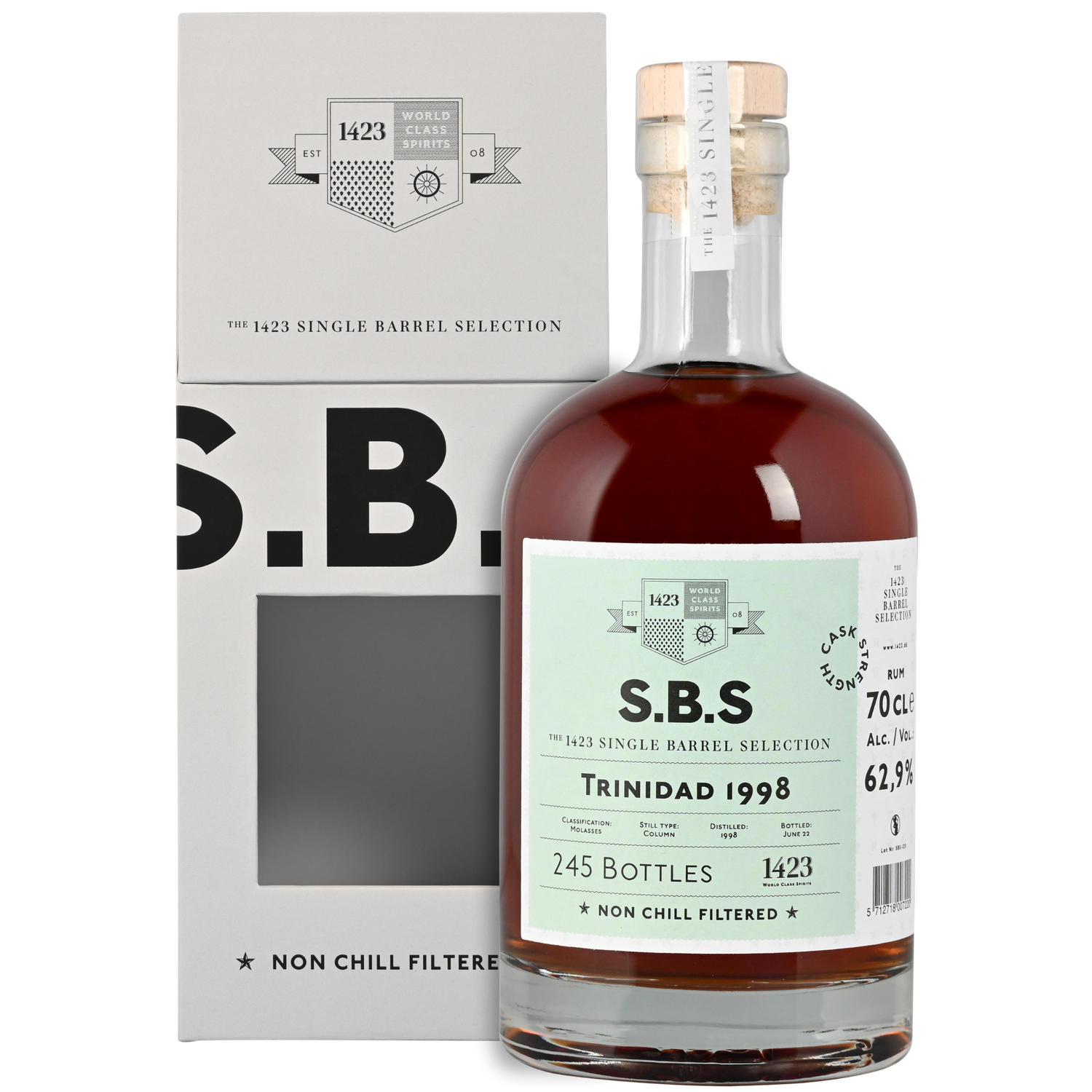 SBS Rum Trinidad 1998