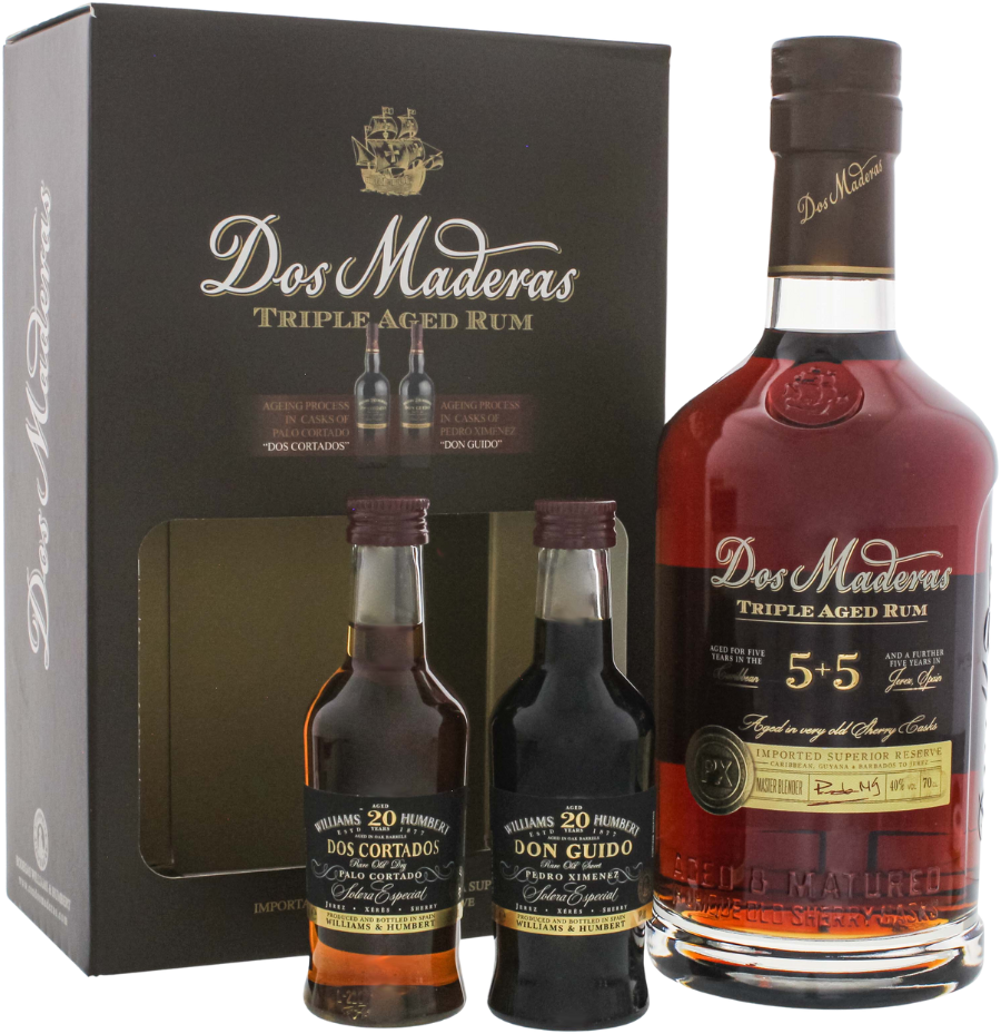 Dos Maderas Rum 5+5 Triple Aged Set