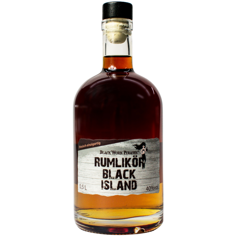 Black Work Pirates Black Island Rumlikör