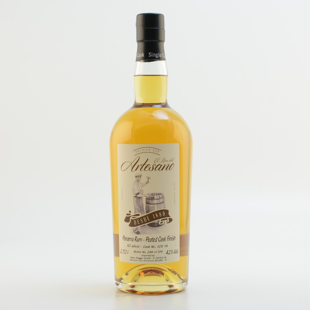 El Ron del Artesano 10 Jahre Peated Whisky Cask Finish