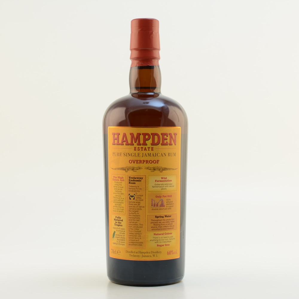 Hampden Estate Pure Single Jamaican Overproof Rum