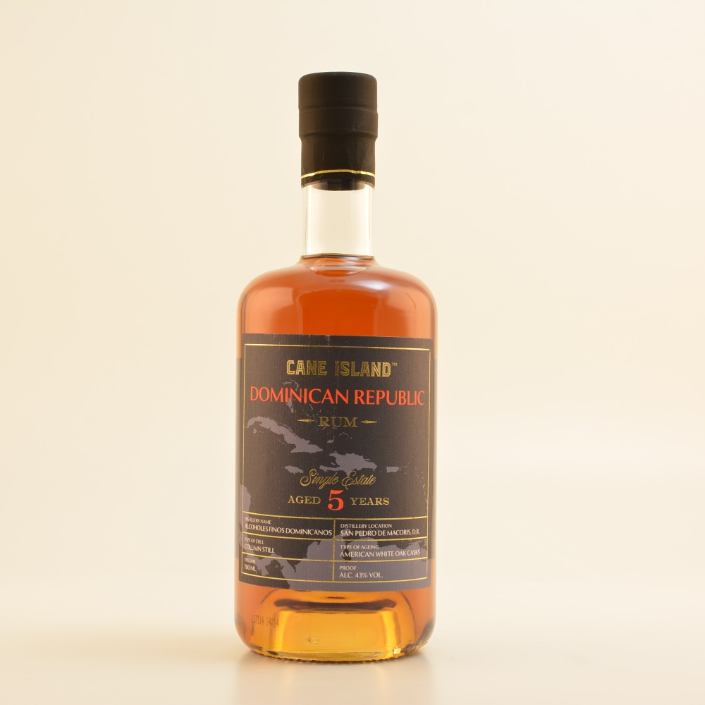 Cane Island Dominican Republic Single Estate Rum 5YO