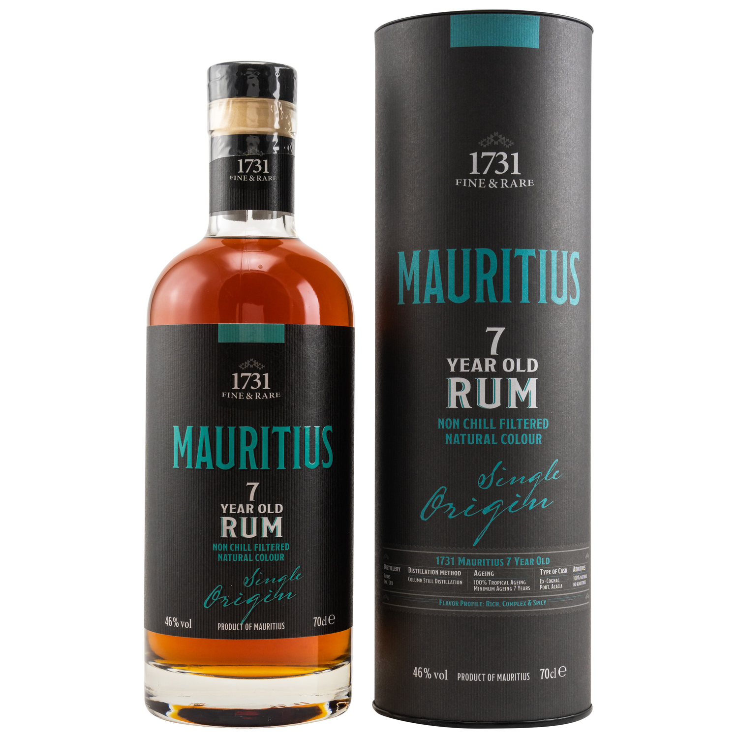 1731 Fine & Rare Mauritius 7 Jahre Rum