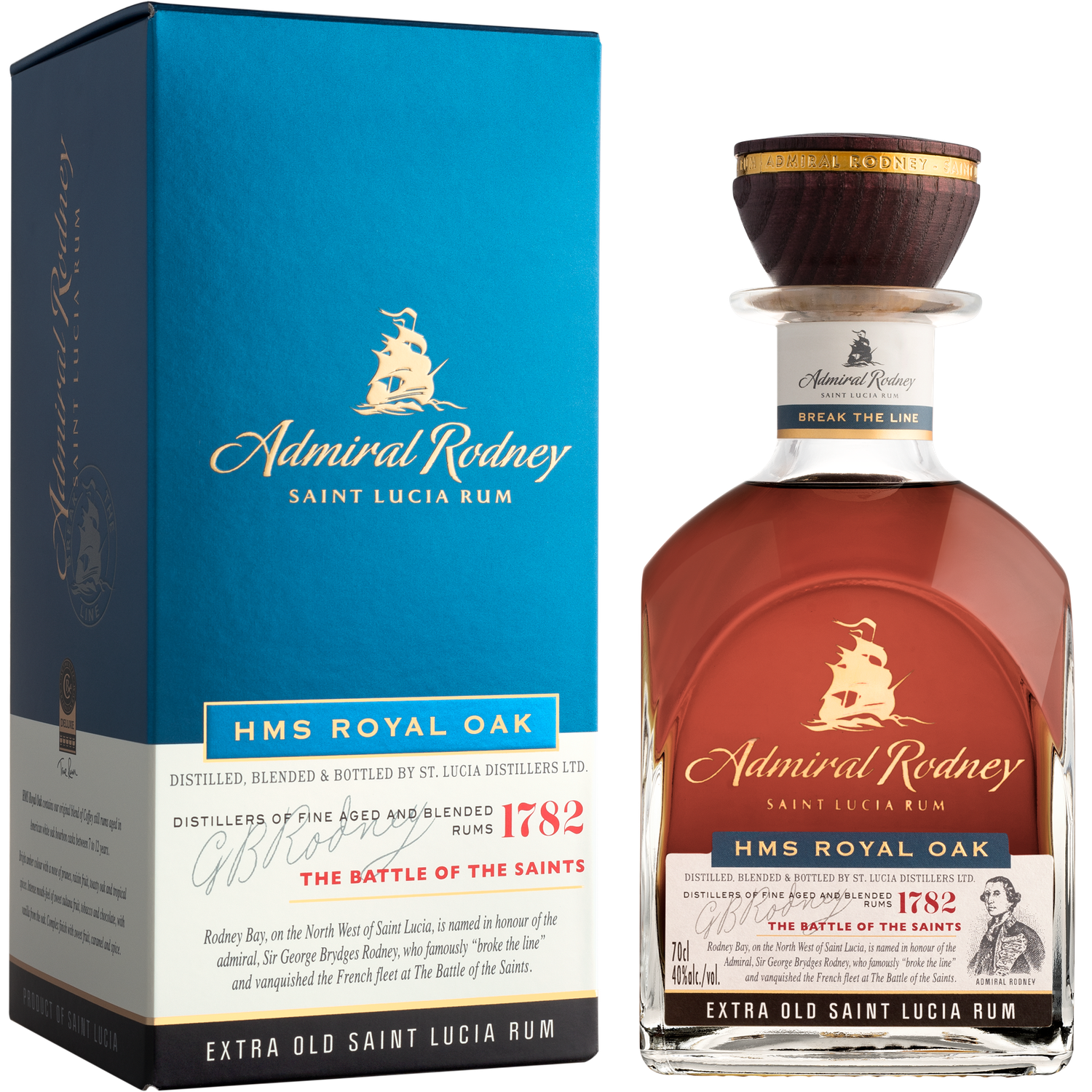 Admiral Rodney Rum HMS Royal Oak