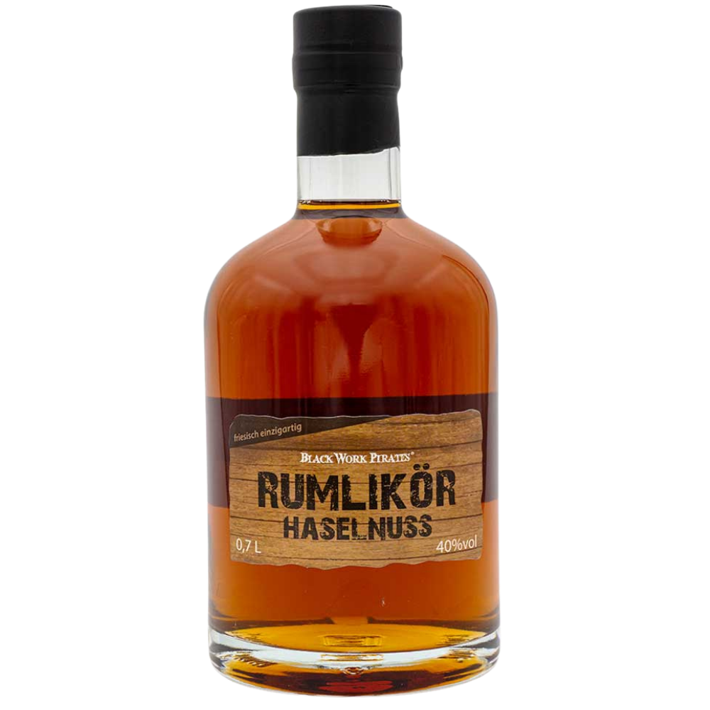 Black Work Pirates Haselnuss Rumlikör