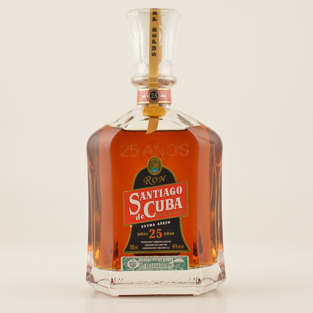 Santiago de Cuba Extra Anejo 25 Jahre