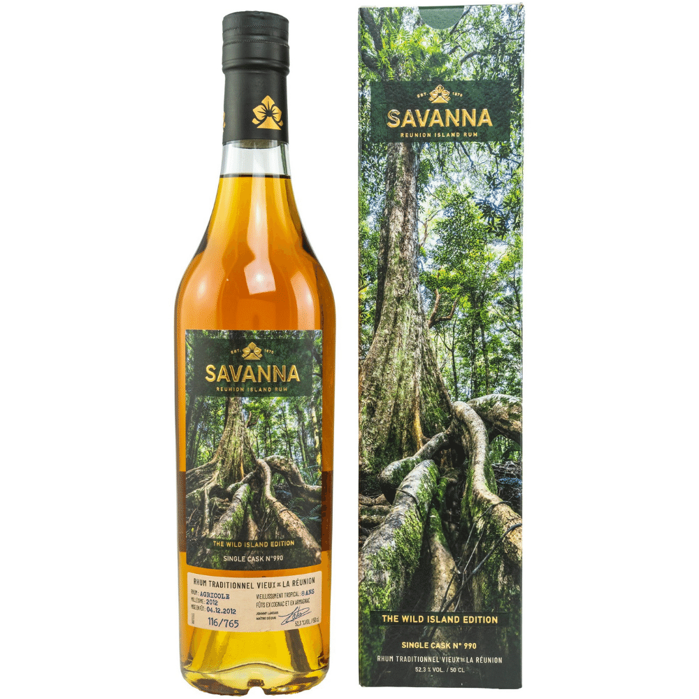 Savanna Rhum Vieux Traditionnel The Wild Island Single Cask 8 Jahre 990 Limited Edition