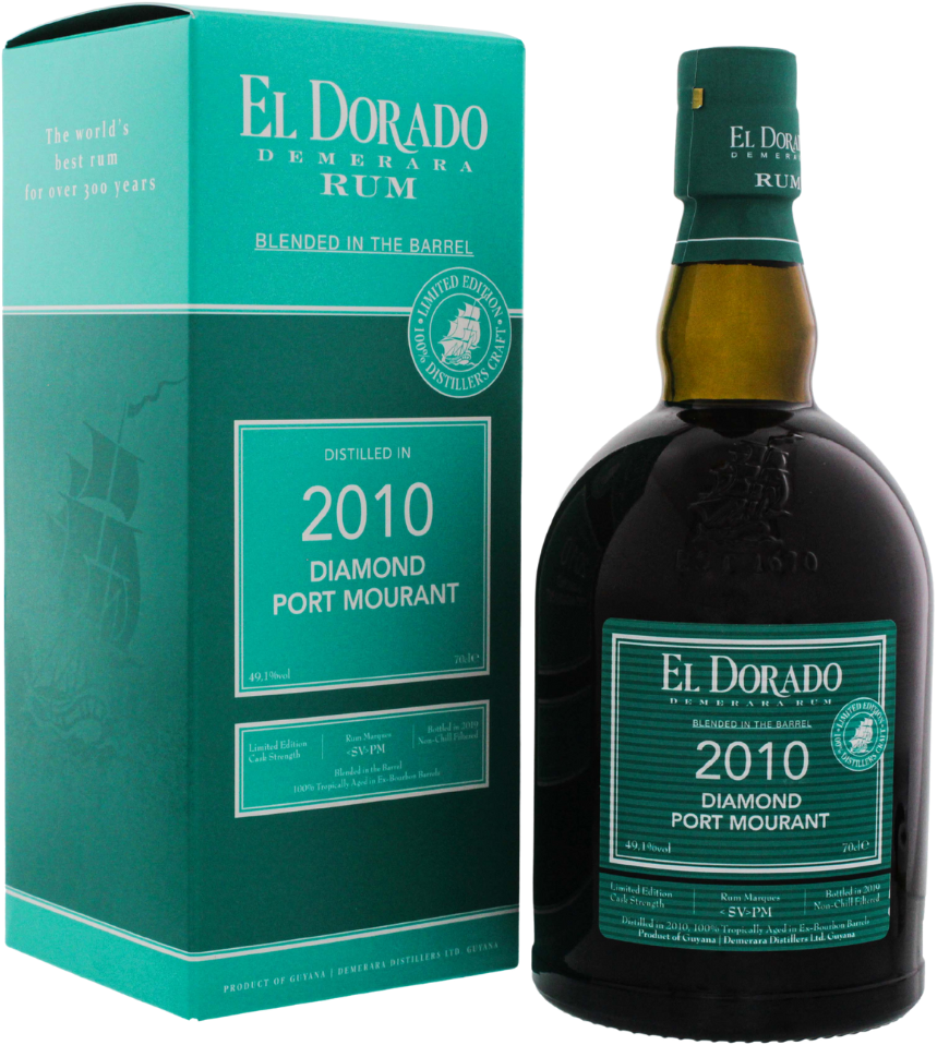 El Dorado Rum Blended in the Barrel 2010/2019 Diamond Port Mourant Limited Edition