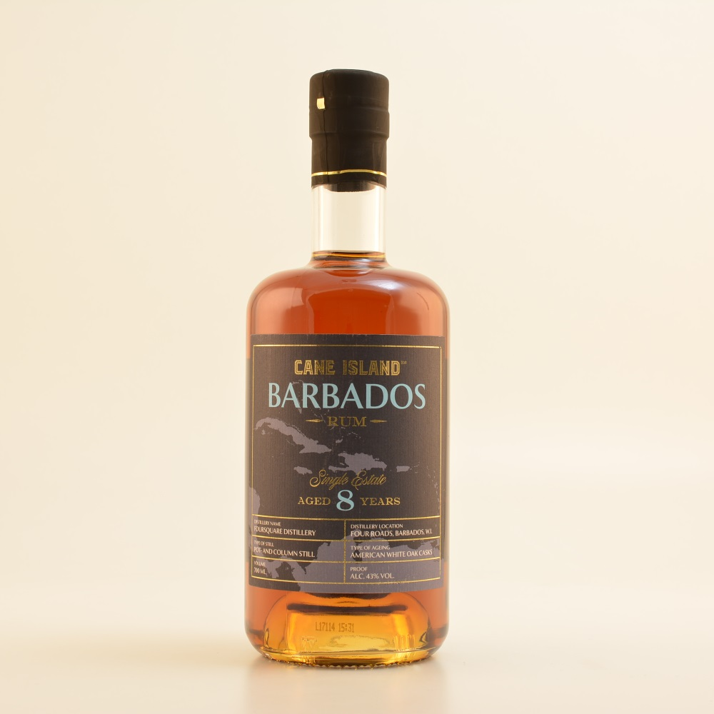 Cane Island Barbados Single Estate Rum 8YO