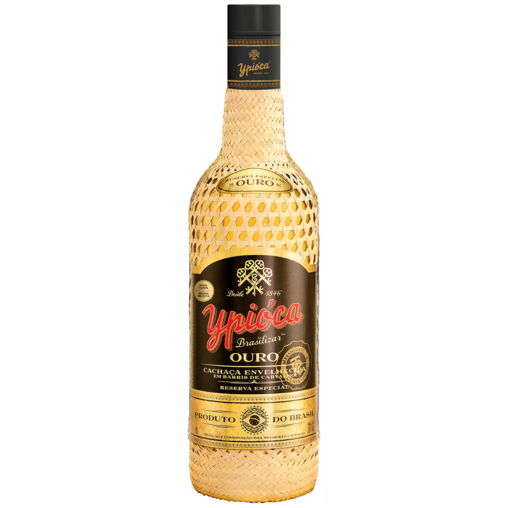 Ypioca Cachaca Empalhada Ouro