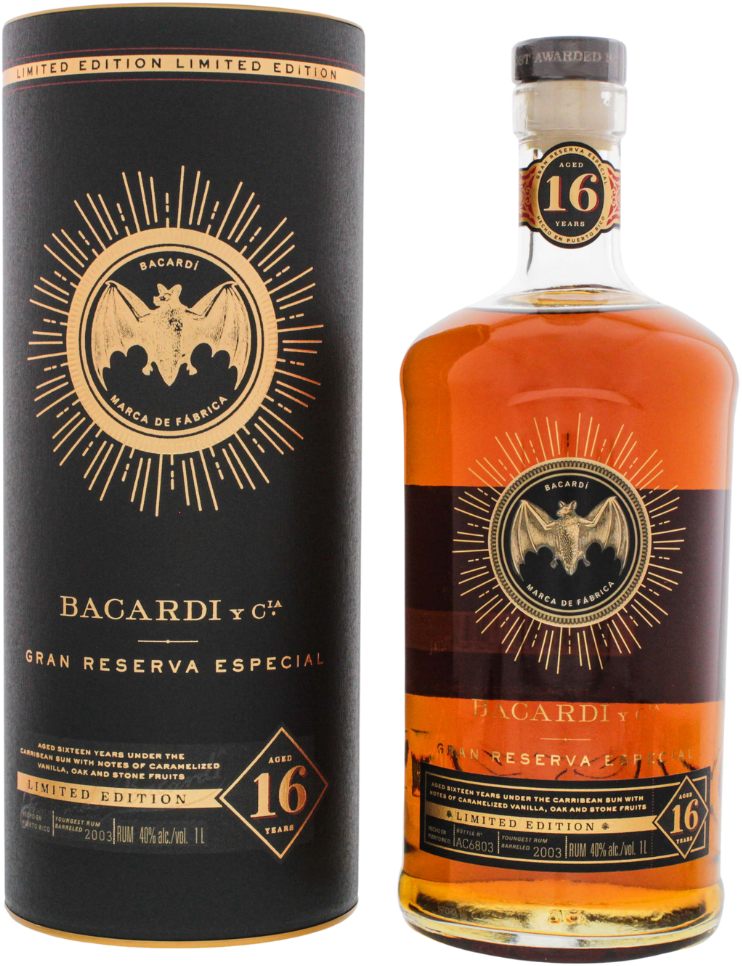 Bacardi Gran Reserva Especial 16 Jahre Rum Limited Edition
