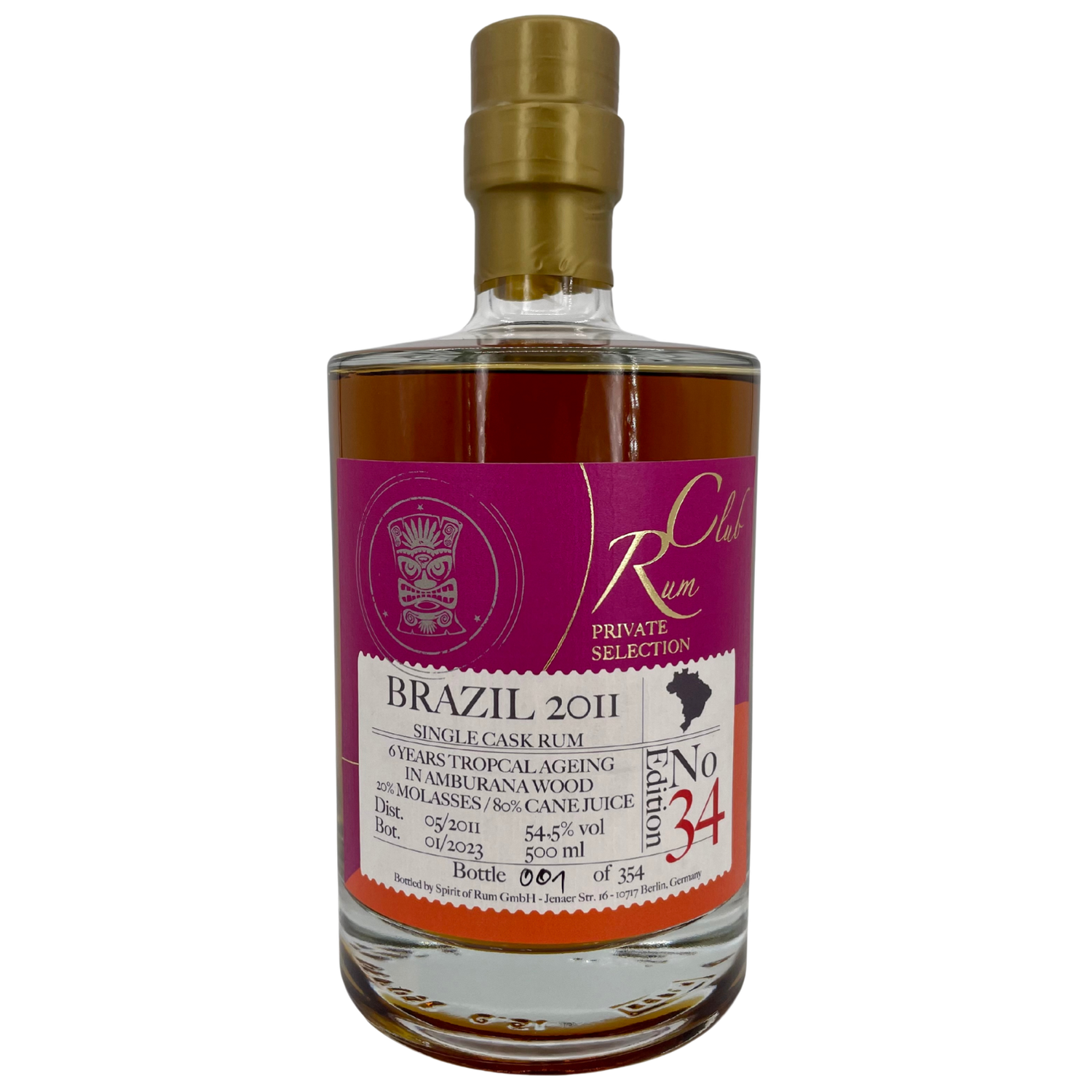 Rumclub Private Selection Ed.34 Brazil 2011 Rum