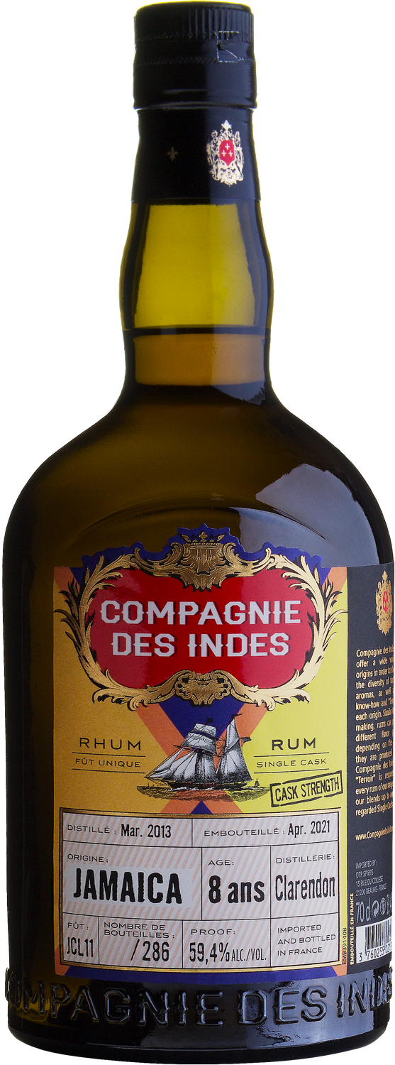CDI Jamaica Clarendon Distillery 8 Jahre Cask Strength Rum