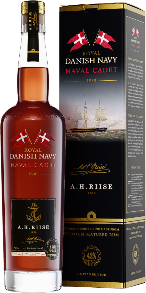 A.H. Riise Danish Navy "Naval Cadet" Rum