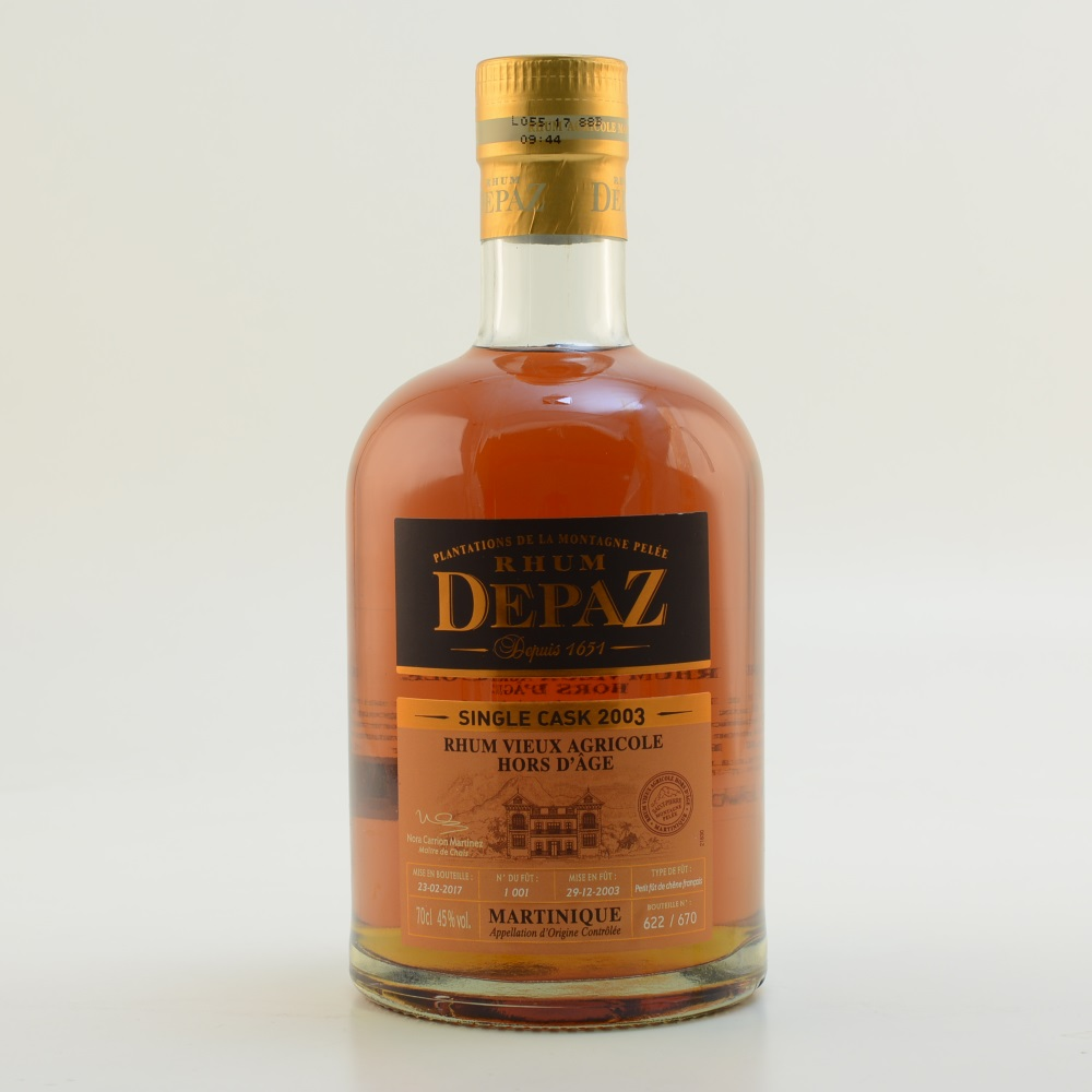 Depaz Rhum Millesime 2003