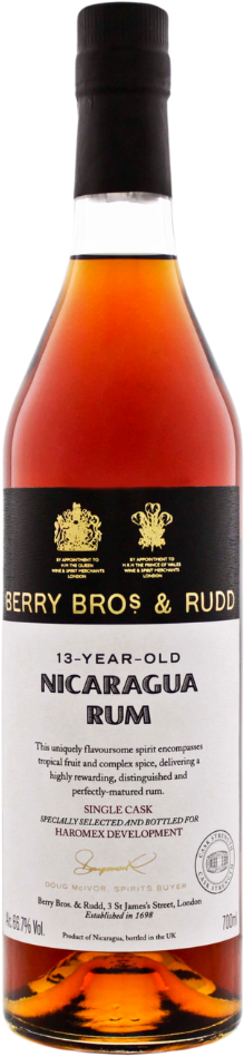 Berry Bros & Rudd Nicaragua Rum 13 Jahre Cask Strength