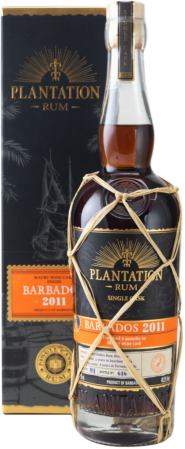Plantation Rum Single Cask Barbados 2011 Maury Wine Cask Finish