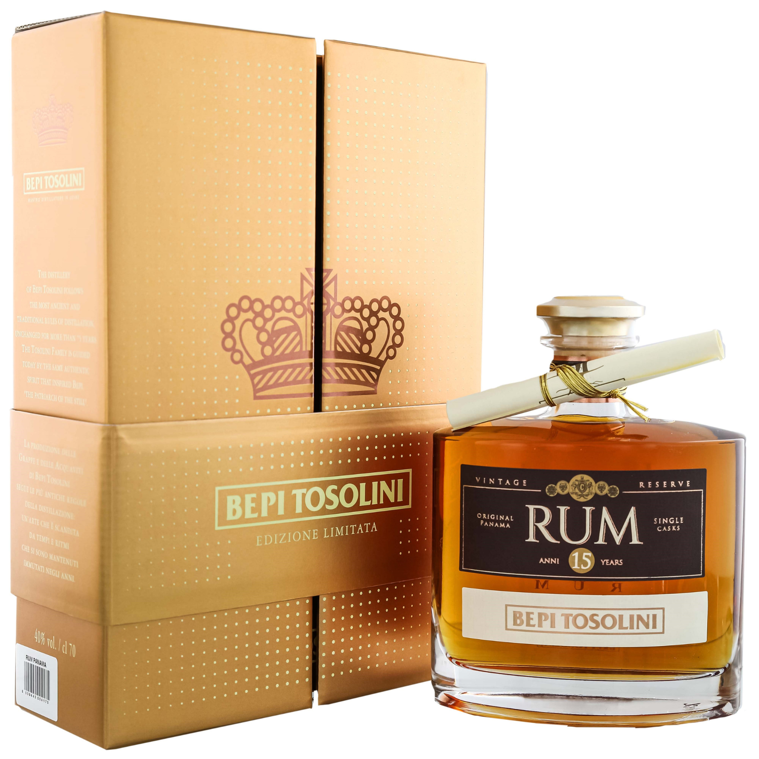 Bepi Tosolini Panama Vintage Reserve 15 Jahre Rum