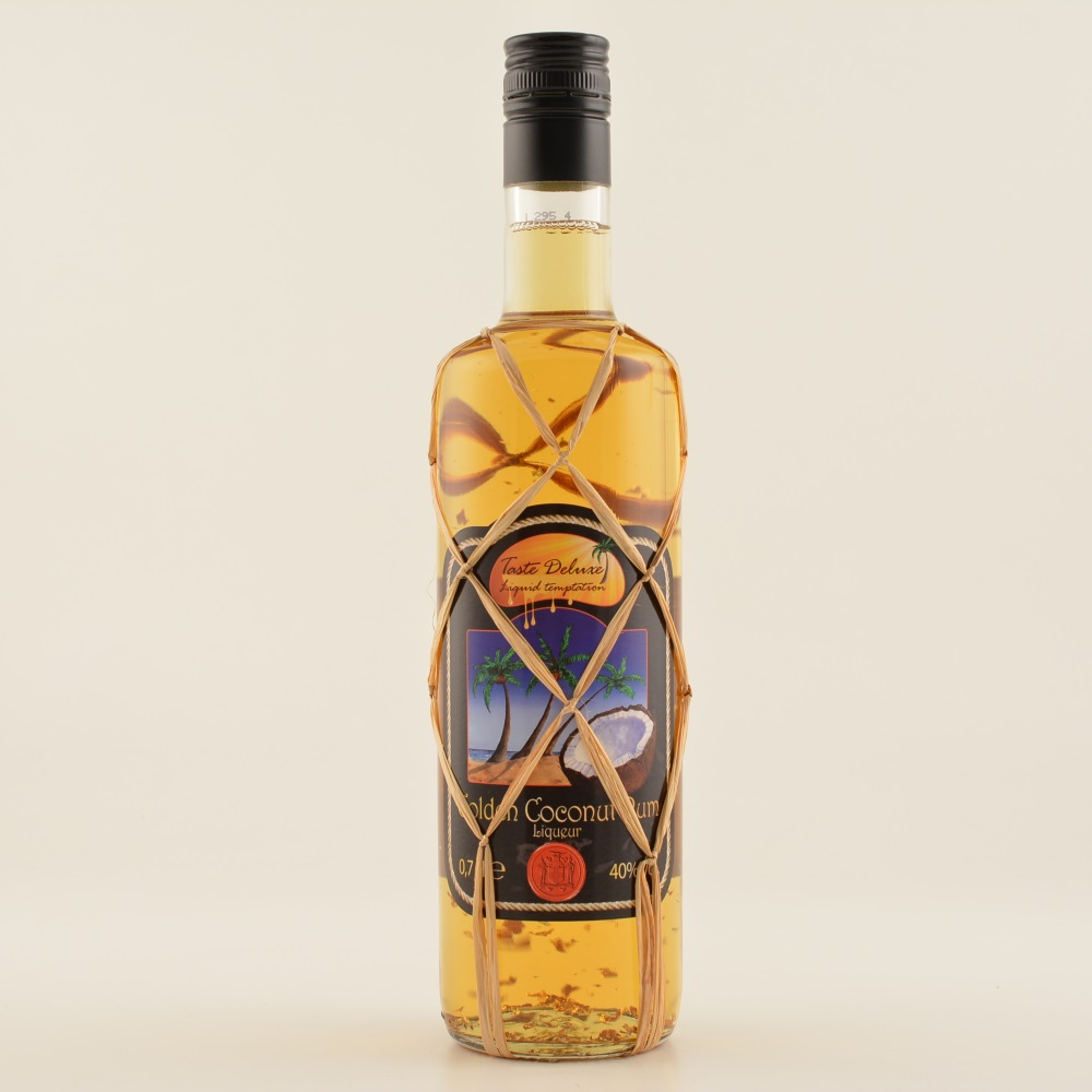 
Golden Coconut Rum Liqueur Rumlikör Gold Leaf Limited Edt

