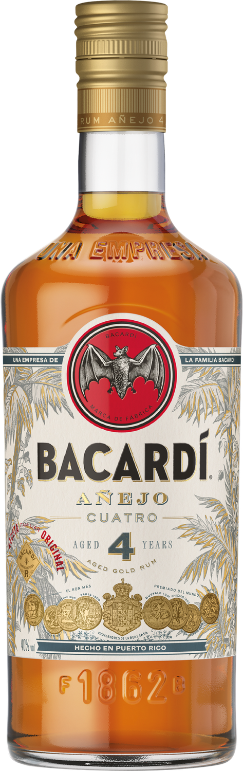 Bacardi 4 Jahre Anejo Cuatro Rum