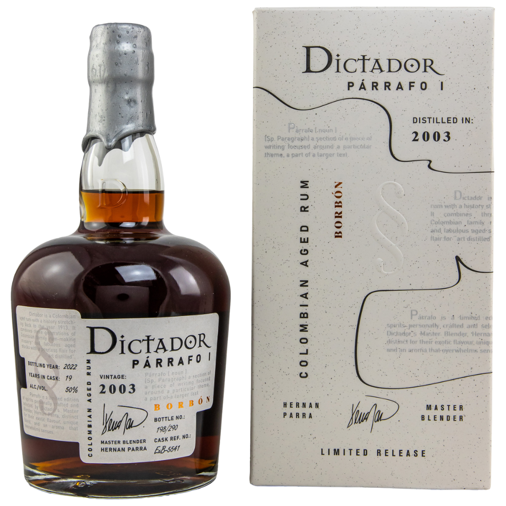 Dictador Parrafo 19 Jahre Rum