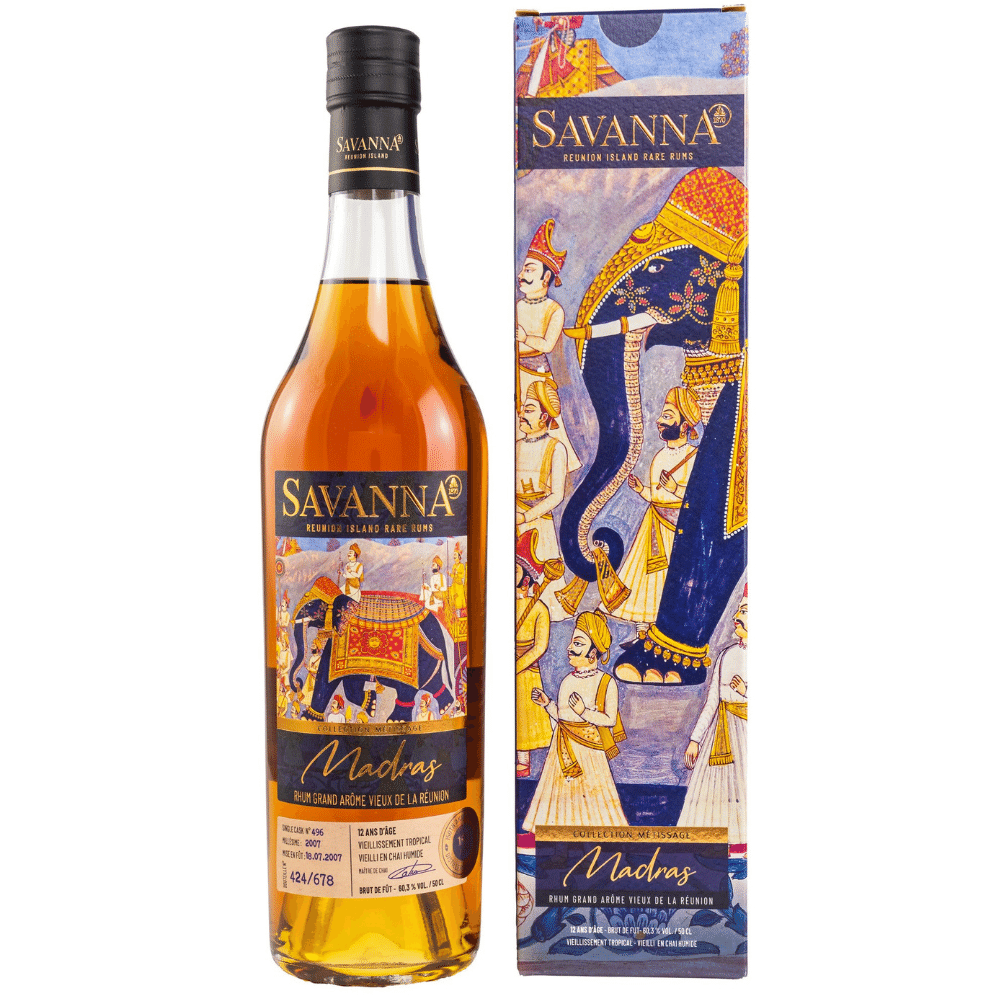 Savanna Rhum Vieux Grand Arome Madras Single Cask 12 Jahre 496 Limited Edition