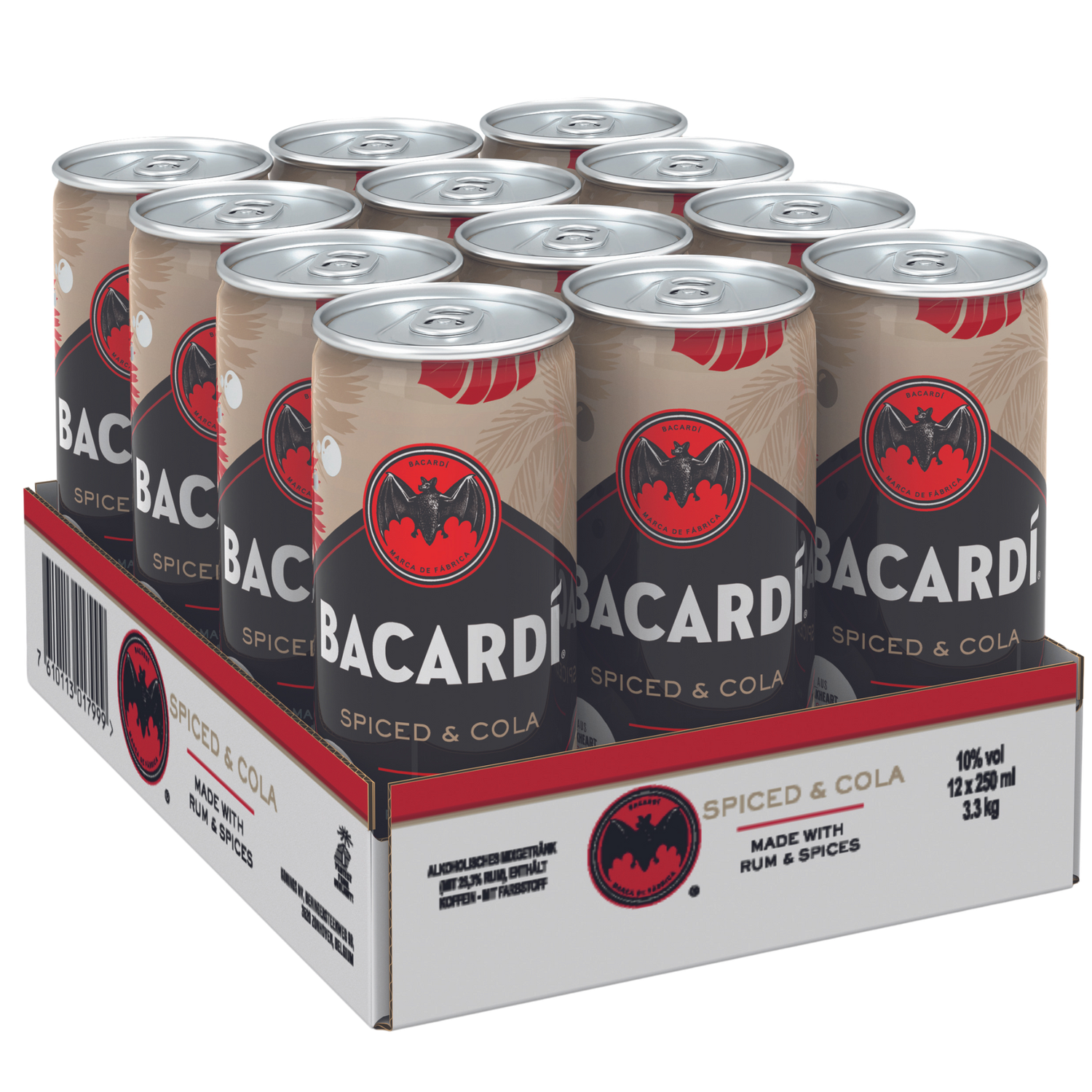 Bacardi Spiced & Cola Dose