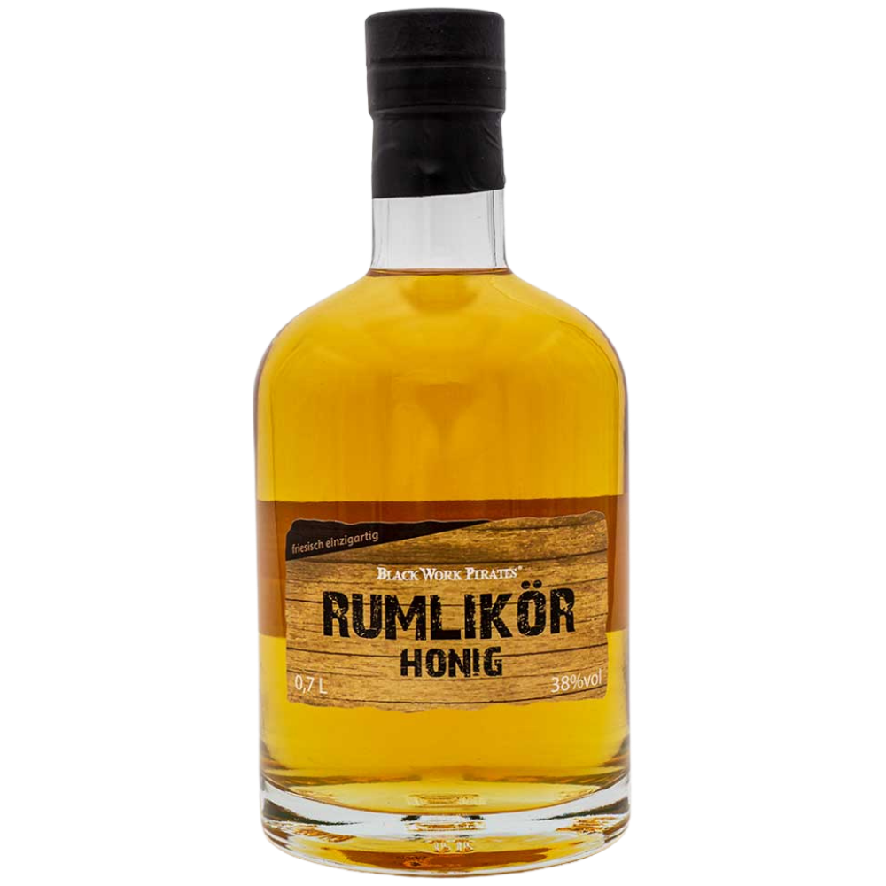 Black Work Pirates Honig Rumlikör