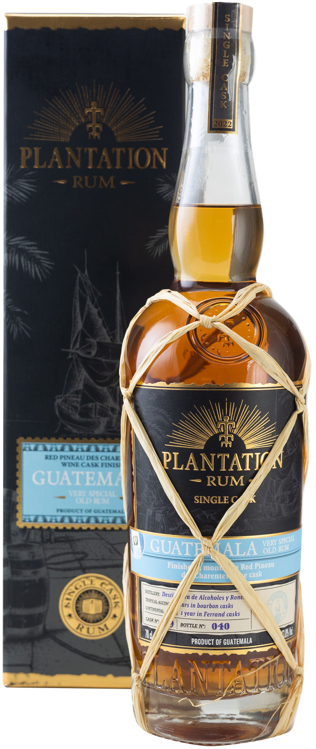 Plantation Rum Single Cask Guatemala 4 Jahre Red Pineau des Charentes Wine Cask Finish