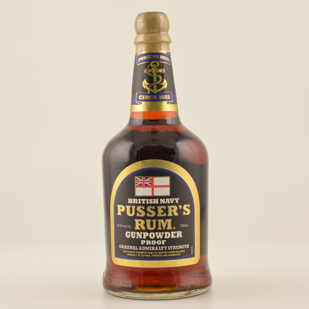 
Pussers British Navy Rum Black Label Gunpowder Proof
