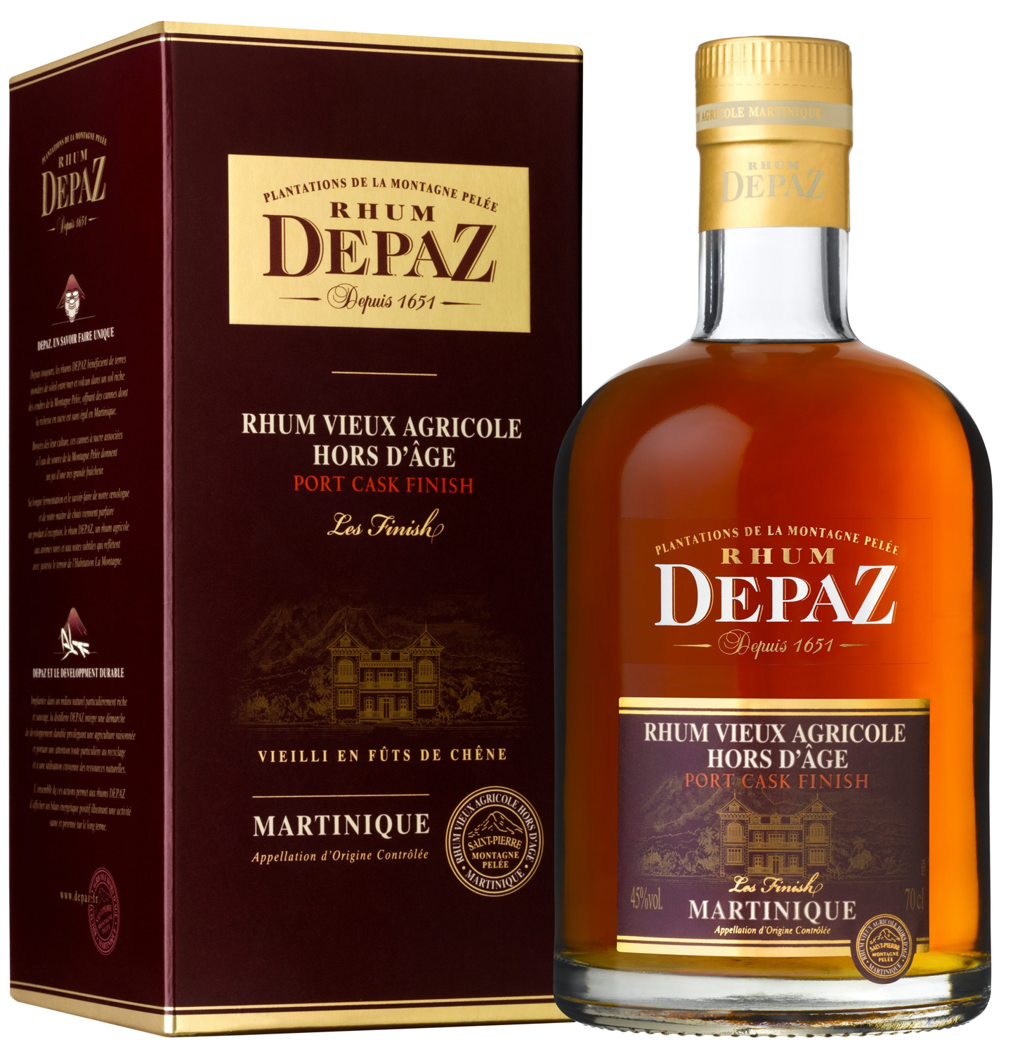 Depaz Vieux XO Hors D´Age Port Cask Rhum Agricole