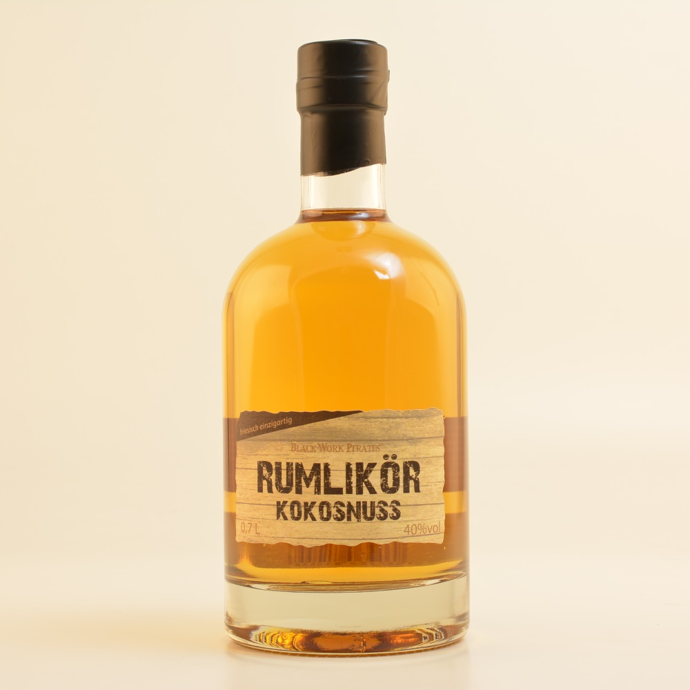 Black Work Pirates Kokosnuss Rumlikör