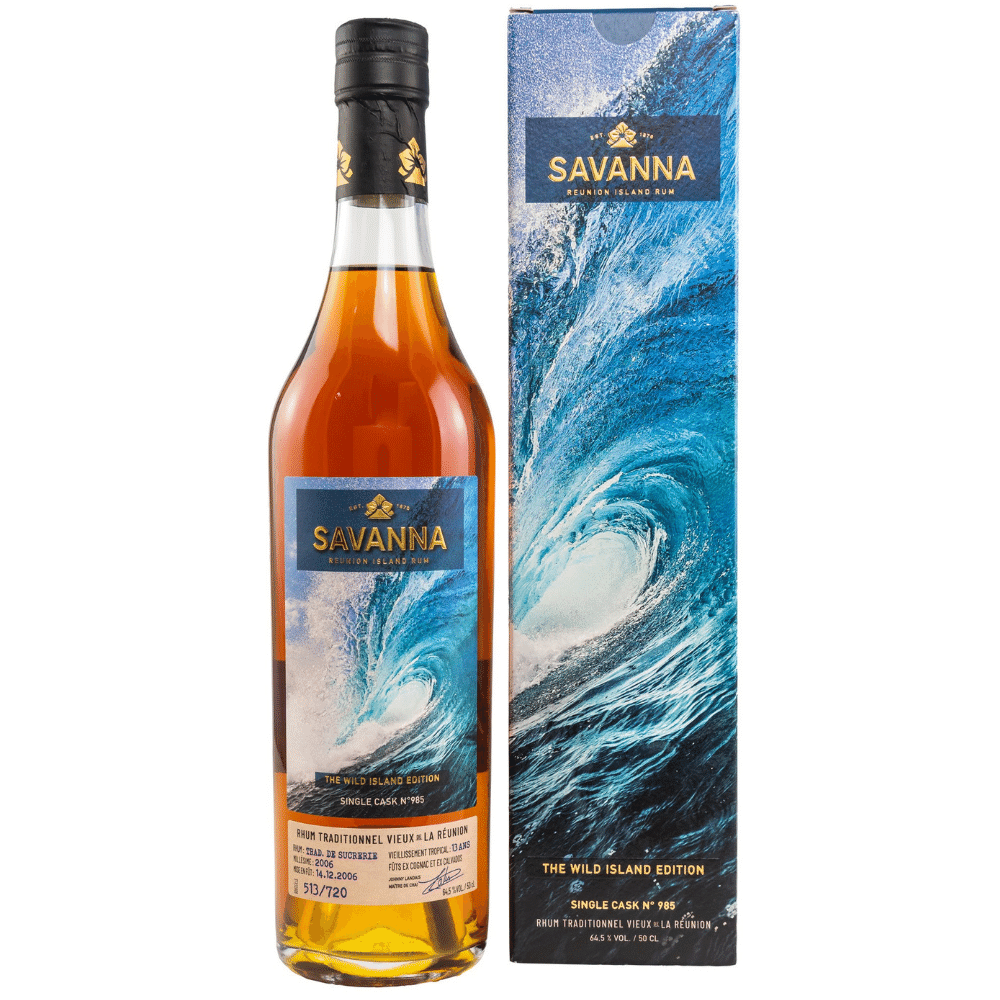 Savanna Rhum Vieux Traditionnel The Wild Island Single Cask 13 Jahre 985 Limited Edition