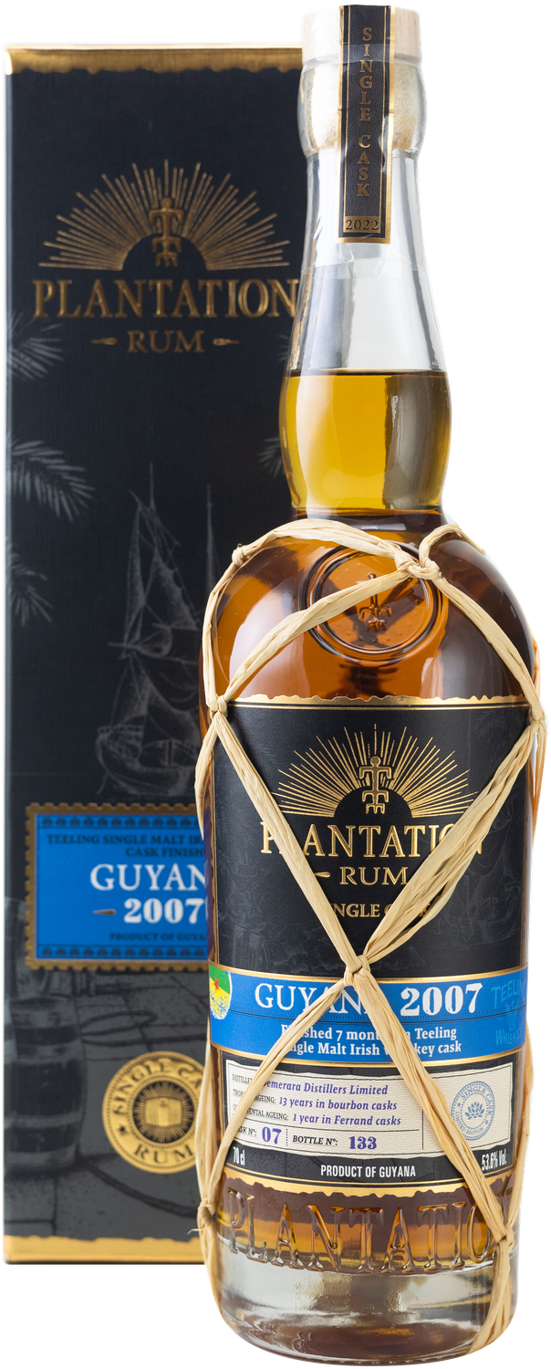 Plantation Rum Single Cask Guyana 2007 Teeling Single Malt Whisky Finish