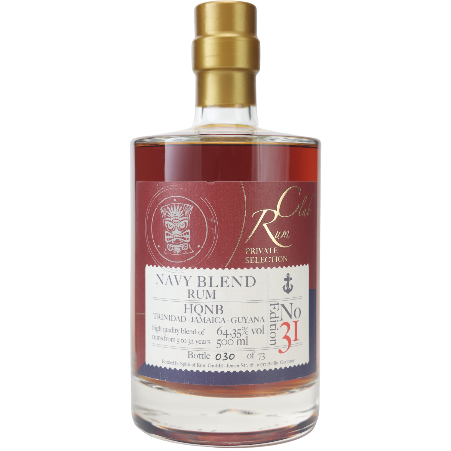 Rumclub Private Selection Ed.31 Navy Blend Rum